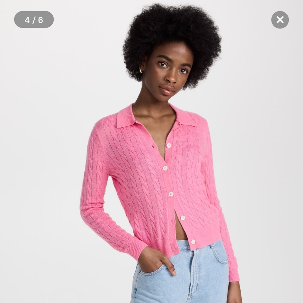 Gently used Mini Cable Cardigan In Alpaca Blend size small